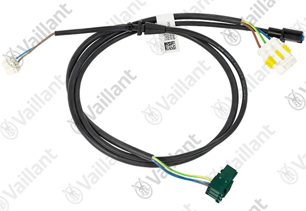 Vaillant Kabel mit mehreren Leitungen und Steckverbindern, geeignet für verschiedene Anschlussmöglichkeiten in Heizungsanlagen.